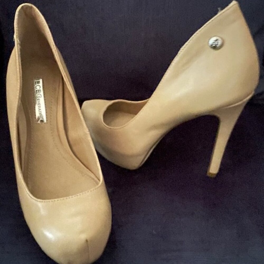 Beige Stiletto Heels